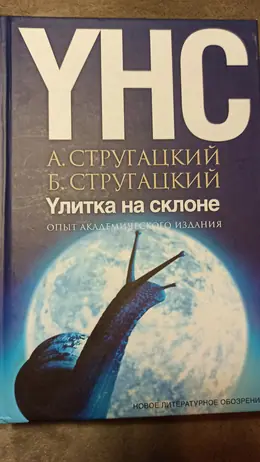 Обложка: Улитка на склоне. Опыт академического построения